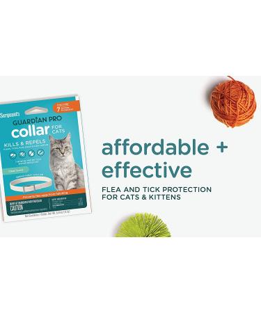 Sergeant's Guardian Pro Flea & Tick Cat Collar - 1 Count - Buy Online on SooperMarket.com