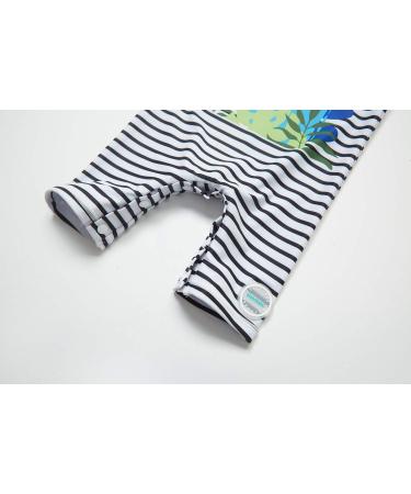 BONVERANO Baby Boys Swimsuit | Toddler Bathing Suit UPF 50+ Sun Protection | Dinosaur Stripe | 2-3 Years - Buy Online on SooperMarket.com