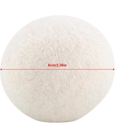 Wool Dryer Balls Reduce Static Wool Fiber Wool Dryer Ball Laundry Wool Balls Wool Balls for Home Hotel Apartment Dorm Room - Buy Online on SooperMarket.com