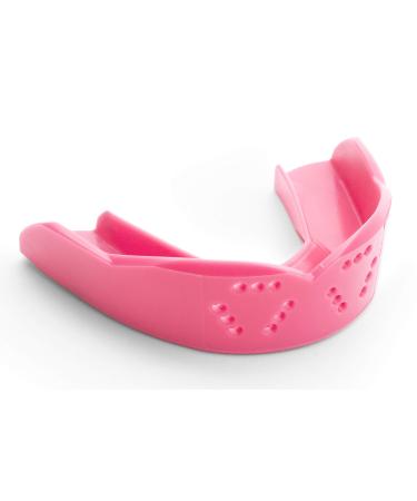 Sports Mouth Guard by SISU 3D 2.0mm Easy-to-Fit, Custom Fit Mouth Guard for Football, Hockey, Lacrosse, Basketball for Youth/Adults Hot Pink