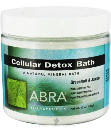 ABRA THERAPEUTICS Cellular Detox Bath 17 OZ - Purifying Bath Salts for Total Body Rejuvenation - Buy Online on SooperMarket.com