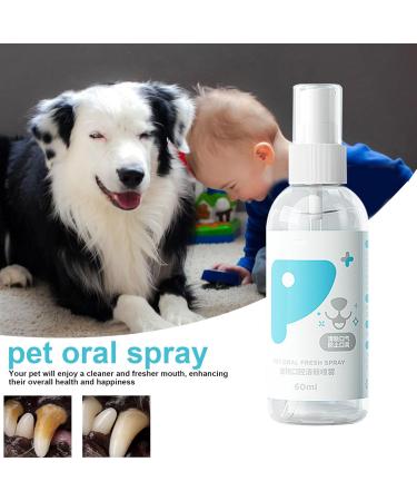 PUCHEN Teeth Cleaning Spray for Pet Pet Teeth Cleaning Spray 60ml - Cleaning Dog Teeth Spray Odors and Freshen Breath for Home Outdoor Travel Use - Buy Online on SooperMarket.com