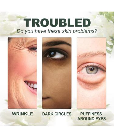 Eye Cream for Dark Circles and Puffy Eyes Jasmine Anti Wrinkle Eye Cream Anti Aging Under Eye Cream Collagen Eye Cream to Revitalise the Eye Area Eye Bags Remover Instant Eye Tightener - Buy Online on SooperMarket.com