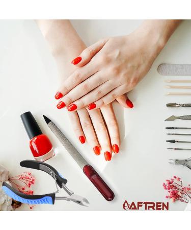 Professional 1/2 Jaw Cuticle Cutter Cuticle Nipper Stainless Steel Manicure Feet Hands Ingrown Toenail Cuticles Cuticle Scissors (Light Blue) - Buy Online on SooperMarket.com