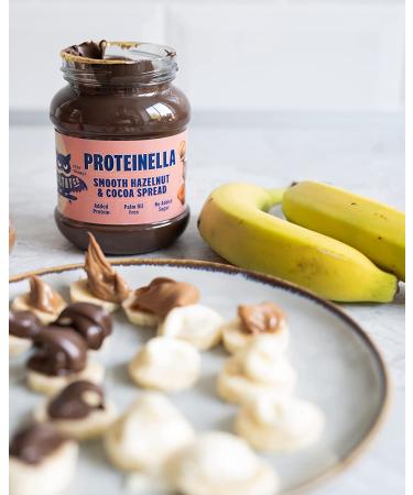 Proteinella Chocolate Hazelnut Spread - 14.1 Oz/400g | No Added Sugar, No Palm Oil | Delicious Health-Conscious Spread with Added Protein - Buy Online on SooperMarket.com