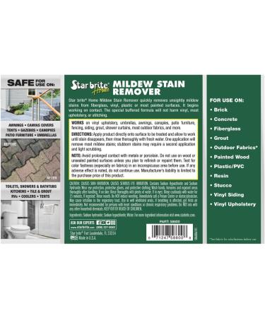 STAR BRITE Home Mildew Stain Remover Gel - Powerful 1 Gallon Solution for Tough Mold & Mildew Stains | Fast Shipping Worldwide - Buy Online on SooperMarket.com