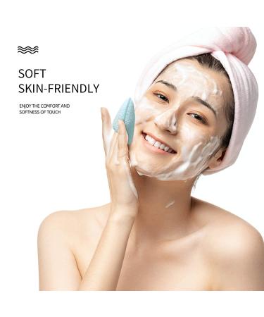 DAGEDA Konjac Facial Sponge 2-Pack - Deep Pore Cleansing, Exfoliating, Blackhead Removal - Daily Makeup Remover Glove Bath Sponge for All Skin Types - Reusable - 1 Count - Buy Online on SooperMarket.com