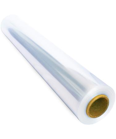 110 ft Clear Cellophane Wrap Roll (31.5 in x 110 ft) - Cellophane Wrap - Cellophane Roll - Clear Wrap Cellophane Bags - Clear Wrapping Paper to Wrap Gift Baskets - Gift Basket Wrap - Clear Gift Wrap for Baskets - Cello Wrap 110 Foot (Pack of 1)