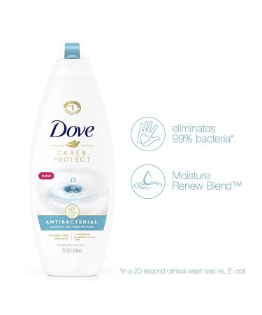Dove Antibacterial Body Wash 22 oz - Hydrating for All Skin Types - 4 Count - Buy Online on SooperMarket.com