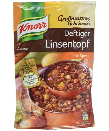 Knorr | Deftiger Linseneintopf mit Speck | Pack of 1