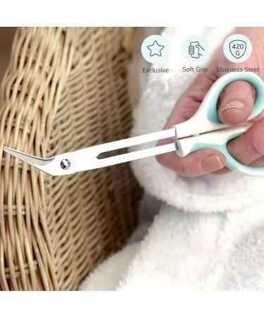 PETA Easi-Grip Long Reach Toe Nail Cutter - Ergonomic Soft-Feel Handle, Extended Length for Weak Hands, Elderly, Tremors - Buy Online on SooperMarket.com