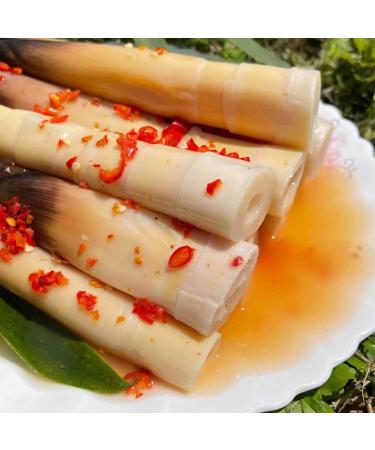Instant Hand Peeled Bamboo Shoots 500g/pack Chinese Pickled Vegetables Crispy Bamboo Shoots Spicy Fresh Pickled Pepper Bamboo Shoots Ready-to-eat Spicy Snacks (Spicy 1 pack) Spicy 1 pack - Buy Online on SooperMarket.com