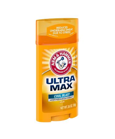 Arm & Hammer Ultra MAX Deodorant - Cool Blast Solid 2.6oz | Natural Deodorizers - Buy Online on SooperMarket.com
