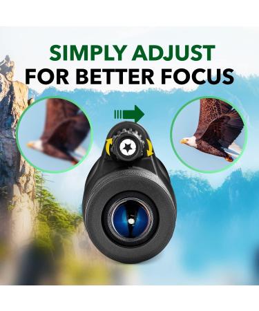 STARSCOPE Monocular G3 - Long-Range 10x42 High Powered Monocular | Small Monocular for Bird Watching  Hunting  Sports  and More | Monoculars for Adults with BAK4 Prism and Wide Field of View - Buy Online on SooperMarket.com