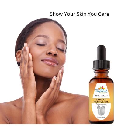 100% Pure Organic Apricot Kernel Oil - Cold-Pressed 2 oz from Turkey | Ideal for Massage Skincare Hair & Aromatherapy - Buy Online on SooperMarket.com