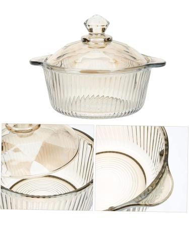 Zerodeko Food Supplies to Go Food Containers with Lids Instant Noodle Bowl Soup Bowls Fruit Bowls Salad Containers with Lids Ramen Noodles Bowl Snacks Container Household Food Bowl Glass 14x14cm As Shown - Buy Online on SooperMarket.com