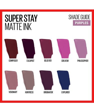 Maybelline SuperStay Matte Ink Liquid Lipstick - City Edition Originator 0.17 fl oz - 110 Originator - Buy Online on SooperMarket.com