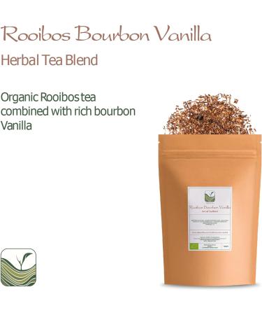 Organic Rooibos Bourbon Vanilla Tea - 100g Red Bush from South Africa - Buy Online on SooperMarket.com