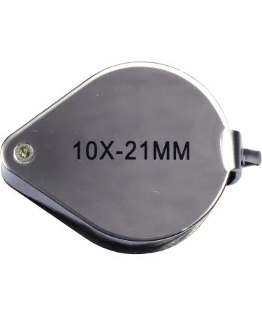 HTS 202A0 10x 21mm Stainless Steel Jeweler's Singlet Loupe - Premium Quality Magnifier - Buy Online on SooperMarket.com