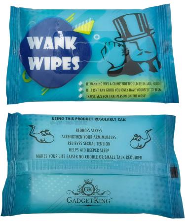 Wank Wipes Tissue Prank Xmas Gift Idea Present for Him Husband Boyfriend Men Man Size Teenager Unusual Prank April Fools Secret Santa 40th 50th 60th 21st Birthday Rude Ladies Her Boss Novelty - Buy Online on SooperMarket.com