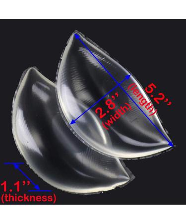 Silicone Chicken Cutlets Bra Inserts - Clear Push Up Pads for Summer Bikini - Bust Enhancers & Firming Padding - Buy Online on SooperMarket.com