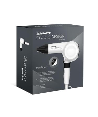 Buy BaBylissPRO Midi 1000 Watt Compact Hair Dryer - Studio Design Series | Best Hair Styling Appliances International Shipping - Buy Online on SooperMarket.com