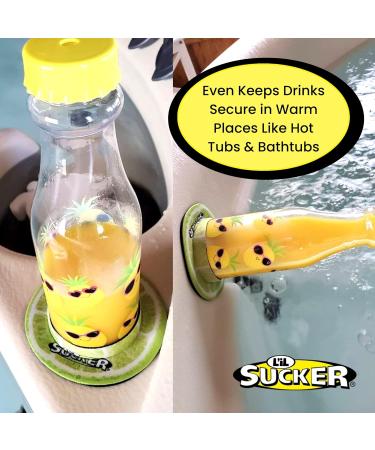 Lil Sucker Slogan Suction Rings Coaster Holders 2 Pack - Secure Drink Coasters for Tables - Buy Online on SooperMarket.com
