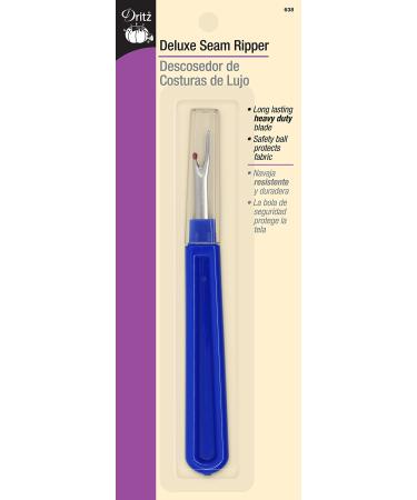 Dritz 638 Deluxe Seam Ripper Blue Deluxe Blue 1-Pack