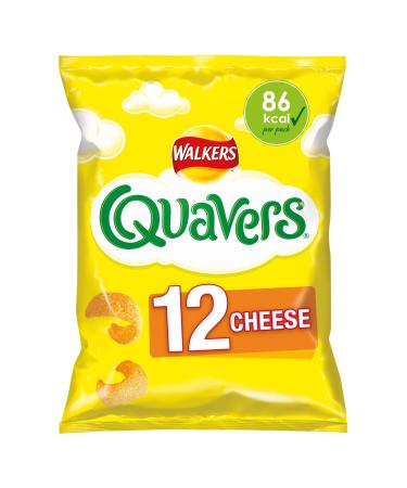 Walkers Quavers Snacks Cheese 12 x 16g