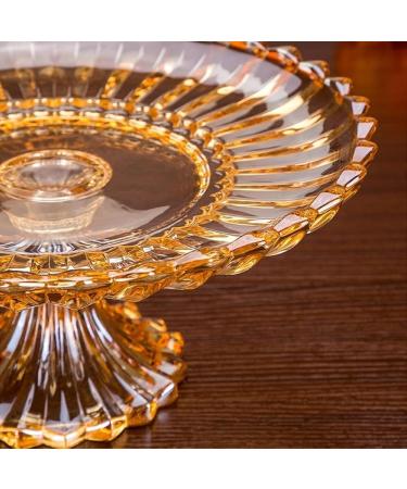Kitchen Countertop Fruit Rack Fruit Basket Crystal Glass Fruit Bowl Decorative Centrepiece Fruit Basket Fruit Serving Bowls for Fruits Bread Vegetable Snacks Storage Fruit Trays for Party (Color : Onecolor - Buy Online on SooperMarket.com