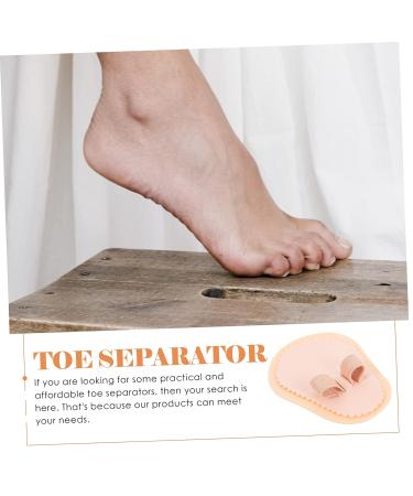 4pcs Hallux Valgus Correction Pads - High Heel Foot Protectors for Bunions - Toe Separator and Pain Relief Device - Brown - Buy Online on SooperMarket.com