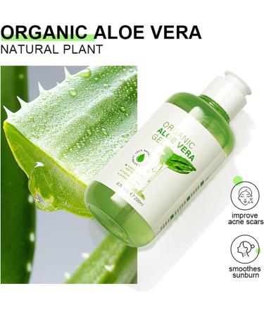 Aloe Vera Gel for Face Aloe Vera Moisturiser - Fast-Absorbing Deeply Hydrates Pure Aloe Vera Gel - After Sun Body Moisturisers Aloe Vera Cream for Deeply & Rapidly Soothing After Sun Care Gel - Buy Online on SooperMarket.com