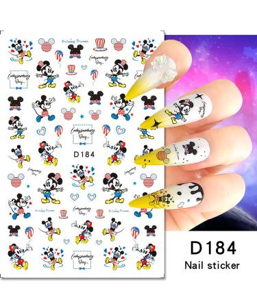 4th of July Nail Art Stickers - Patriotic Independence Day Designs for Acrylic Nails - Buy Online on SooperMarket.com