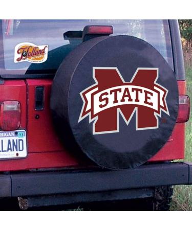 Mississippi State Bulldogs Black Tire Cover - Officially Licensed E10 - Buy Online on SooperMarket.com