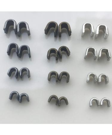 Zipper Repair Kit Metal Retainer Insertion Pin Zipper Top/Bottom Stop (3 Colors) 13 Sets Zipper Fix Plug  Repair Down Zipper Stopper for Zipper Replacement (Size 10/8/5/3) - Buy Online on SooperMarket.com