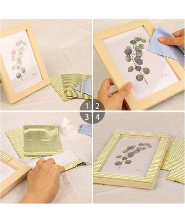 3600 Self-Adhesive Mirrors Mosaic Tiles Sticker for Crafts - Gold Square Glass Tiles Decoration - Buy Online on SooperMarket.com