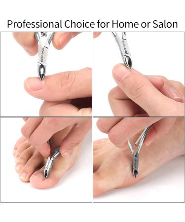 ProMax Professional Grade Cuticle Nipper/Cuticle Cutter/Clipper Made of High Grade Stainless Steel Brush Finish-Flat- Double Spring For Nail Art Tool and Manicure/Pedicure (Full Jaw)10-10027 - Buy Online on SooperMarket.com