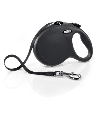 Flexi Classic Retractable Dog Leash 16 ft Black 16 Foot (Pack of 1)