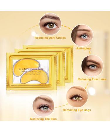 URAQT Under Eye Treatment Masks - 10 Pairs Natural Eye Gel Patches for Wrinkles, Eye Bags, and Dark Circles - Buy Online on SooperMarket.com