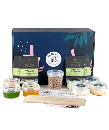 Boba Bar London | Happy Bundle Milk Bubble Tea Kit | 4 Milk Tea Flavours | 4 Boba & Jelly Toppings | Tapioca Pearls | 4 Bamboo Straws | 4 Tea Bags | Boba Bar London | Happy Bundle Milk Bubble Tea Kit | 4 Milk Tea Flavours | 4 Boba & Jelly Toppings | Tapio