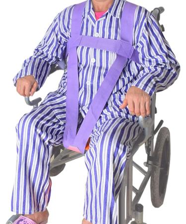 Wheelchair Safety Belt Positioning Straps for Elderly Patients Adjustable Safety Belt Anti-Fall Fixing Belt - Buy Online on SooperMarket.com