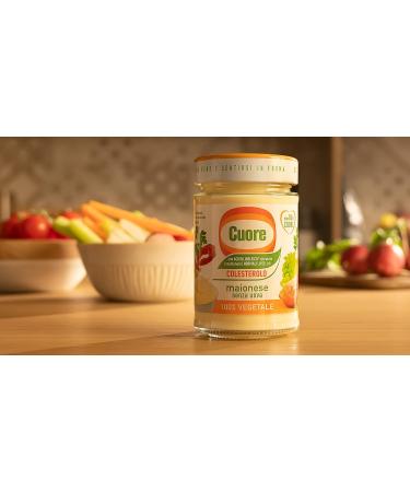Cuore Italian Mayonnaise Vegetable Based Condiment 180g No Eggs! Vegan! - Buy Online on SooperMarket.com