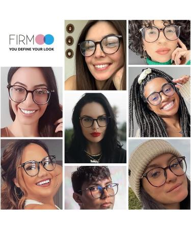 Firmoo Blue Light Blocking Glasses - Unisex Anti Glare Computer Gaming Eyewear - Black Non Prescription Eyeglasses | 0.0x Strength - Buy Online on SooperMarket.com