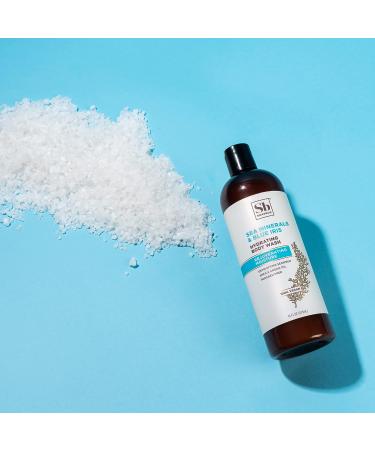 Soapbox Sea Minerals & Blue Iris Body Wash - Moisturizing Cleanser with Aloe Vera & Shea Butter | 16oz Bottles (Pack of 3) - Paraben, Gluten, Silicone Free, Cruelty Free & Vegan - Buy Online on SooperMarket.com