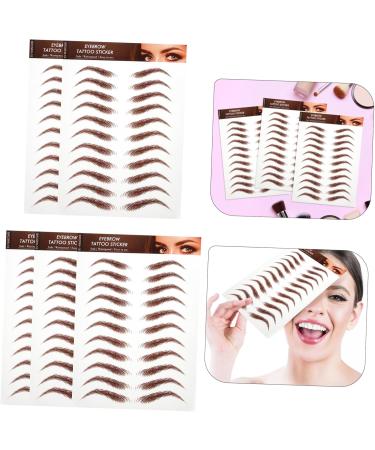 CANIGHT 5 Sheets authentic eyebrow sticker eyebrow stickers shaping eyebrow stickers costume - Buy Online on SooperMarket.com