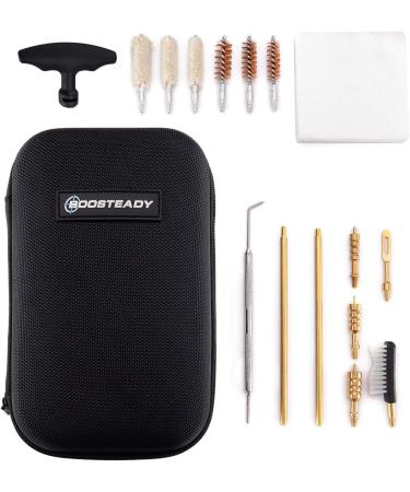 BOOSTEADY Pistol Cleaning Kit - Complete Weapon & Gun Cleaning Kit for .357 .38 9mm .40 .45 Caliber - Efficient Brush & Cotton Mops - Buy Online on SooperMarket.com