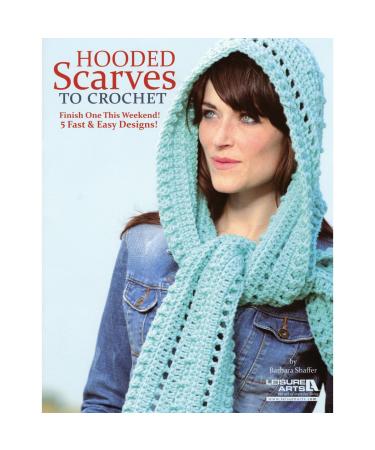 Leisure Arts-Hooded Scarves to Crochet