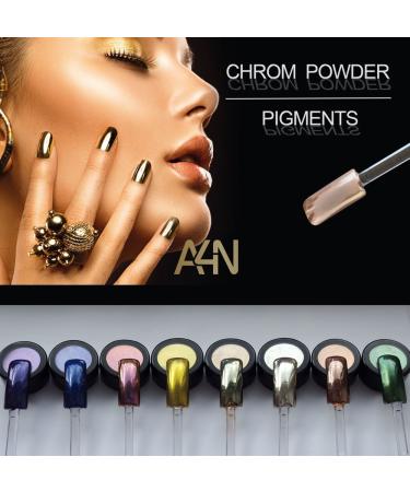 Chrome Powder Platinum Chrome Effect Nails Mirror Powder Pigment