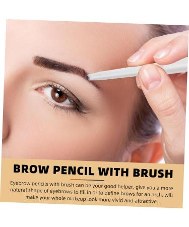 HAPINARY 2pcs Eyebrow Pencil Brown Waterproof Brow Pencil Eyebrow Makeup Pen Brow Pen Brush - Buy Online on SooperMarket.com