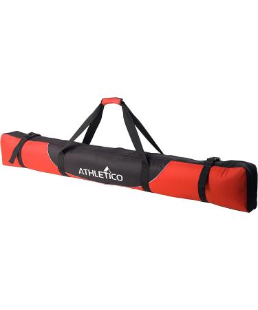 Athletico Mogul Padded Ski Bag - Red 170cm - Single Ski Travel Bag - Buy Online on SooperMarket.com